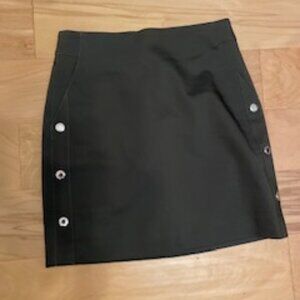 Morgan de toi size 34/ small - Olive pencil skirt with gold buttons